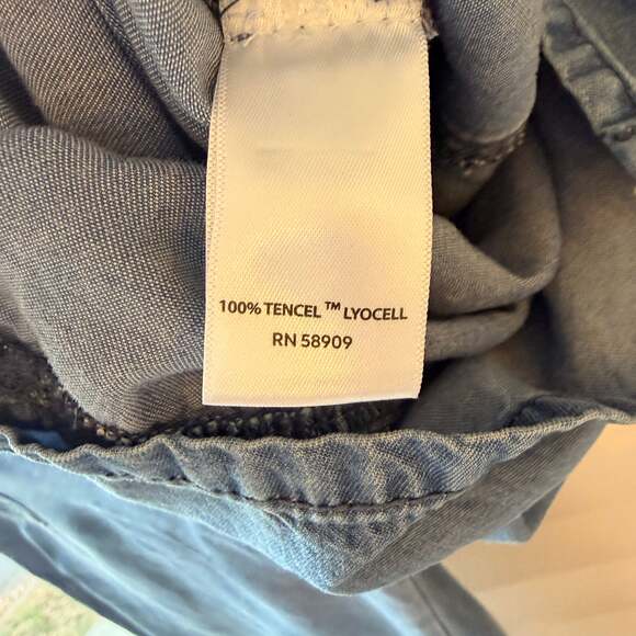 Westbound Women's Blue Denim Mid Rise Straight Ankle Pant Size S - Picture 7 of 9